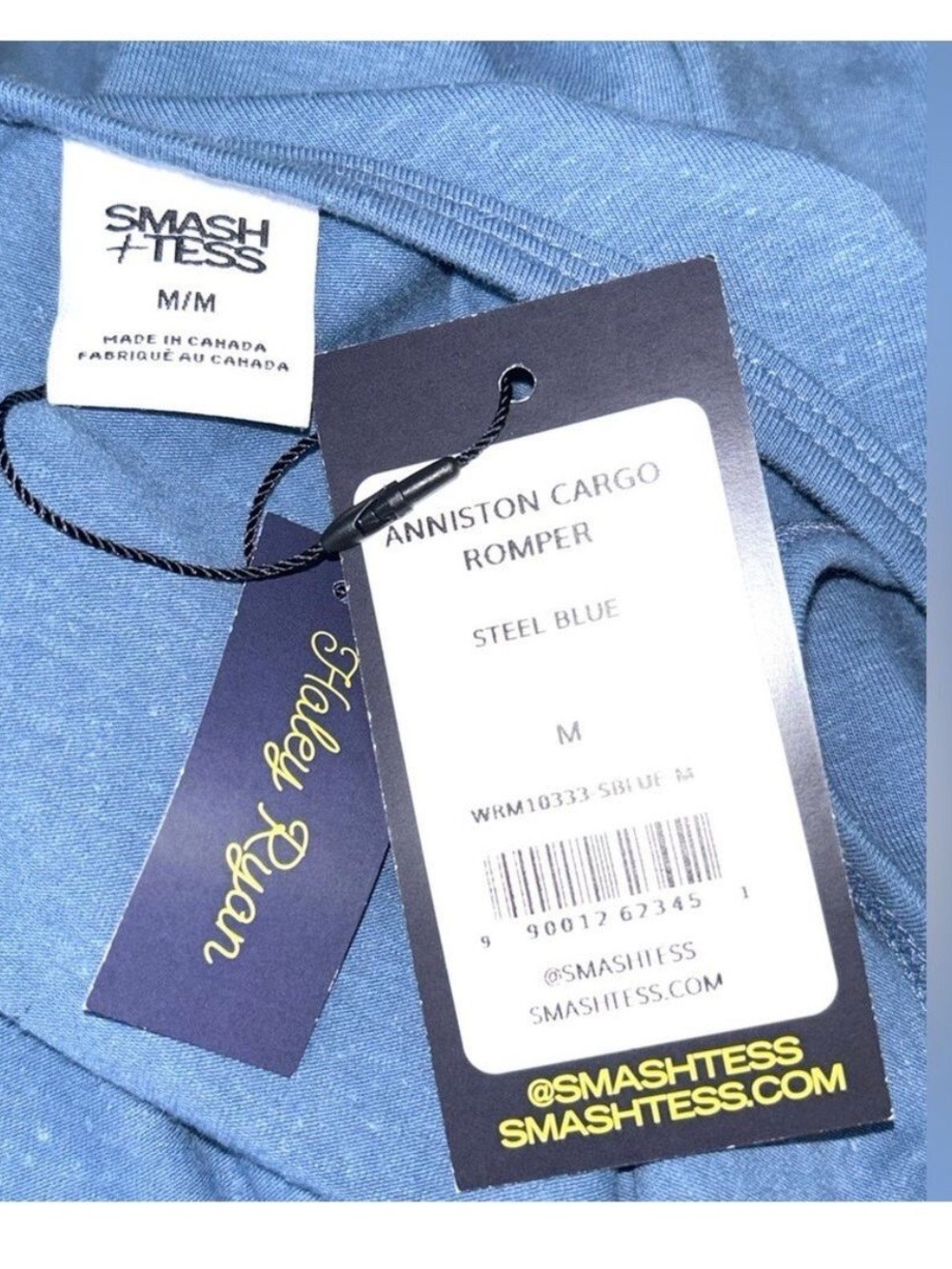 NWT Smash + Tess x Haley Ryan Anniston Cargo Romper Wide Leg Jumpsuit Medium
NEW - Picture 11 of 12